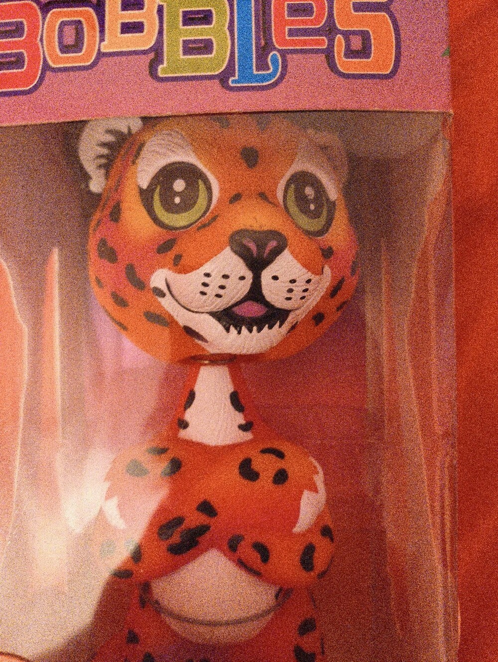 Lisa Frank Hunter Leopard Bobblehead Bobbles NEW IN BOX MINT vintage 90s Rare